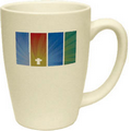 16 Oz. Tall Vitrified Bistro Challenger Mug - 4 Color Process (White)